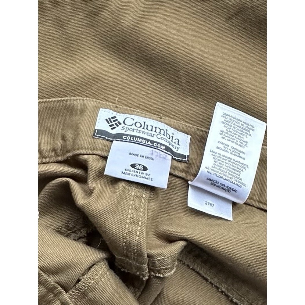 COLUMBIA PHG 20GA Hunting Pants Men's 36 x 28 Heavy Duty 100%‎ Cotton Flat Front - Picture 8 of 8